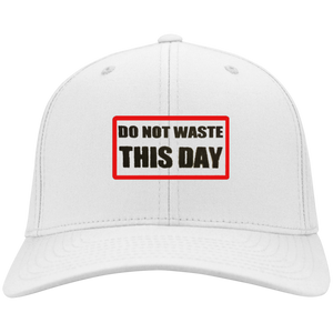 Cap/ Hat DO NOT WASTE THIS DAY logo on Transparent Background