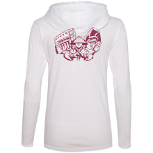 Welcome To Lane Stadium Kung Fu Ladies' Hoodie T-Shirt (white effect)