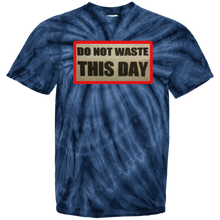 Do Not Waste This Day Tie Dye T-Shirt on Retro Logo