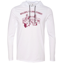 Welcome To Lane Stadium Kung Fu Mens' Hoodie T-Shirt (white effect)